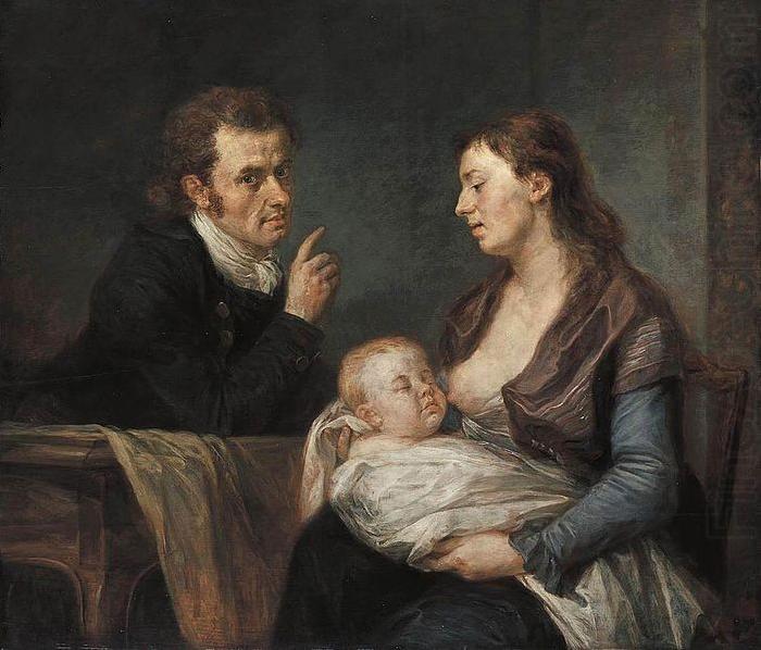 Johann Georg Edlinger Family Portrait china oil painting image